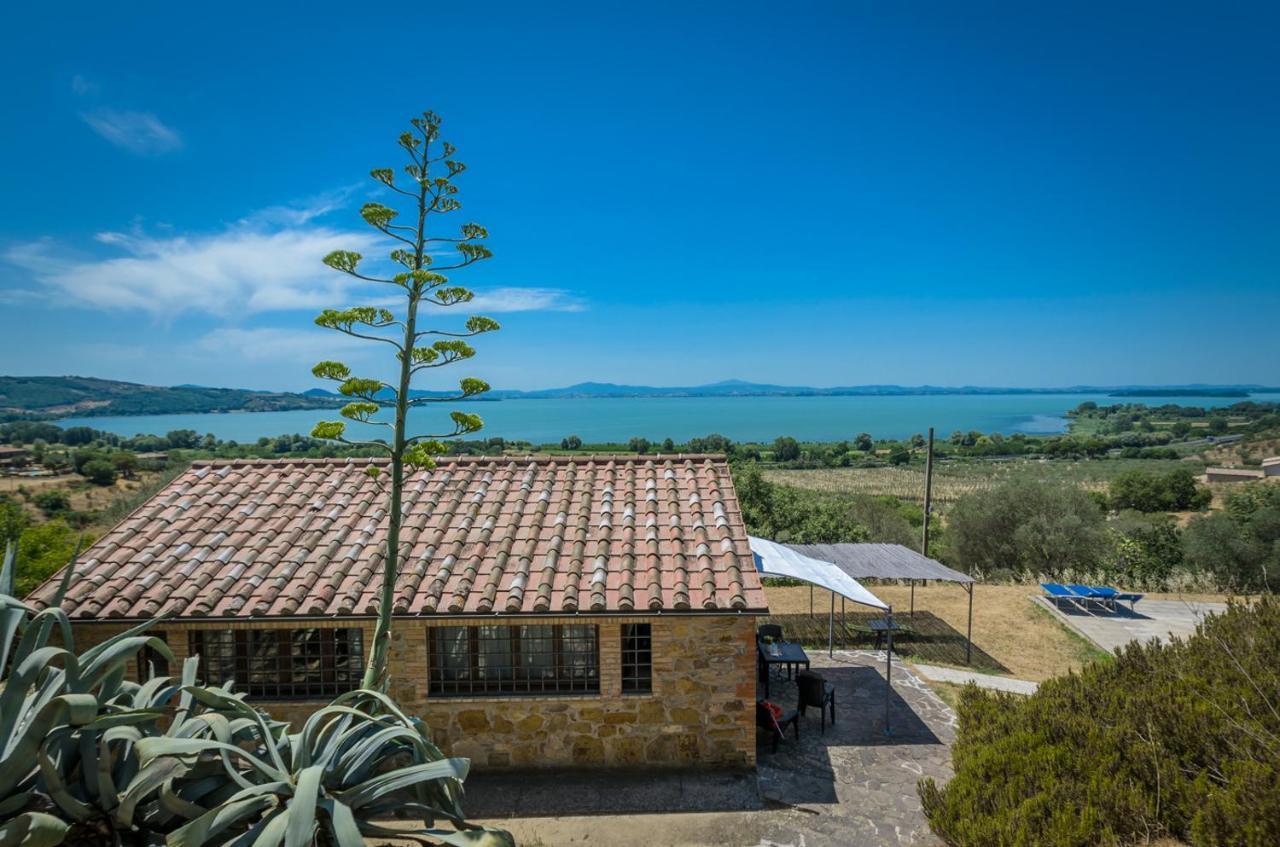 Poloturisticoumbria Rustico Con Piscina Vista Lago 特拉西梅诺湖畔帕西尼亚诺 外观 照片